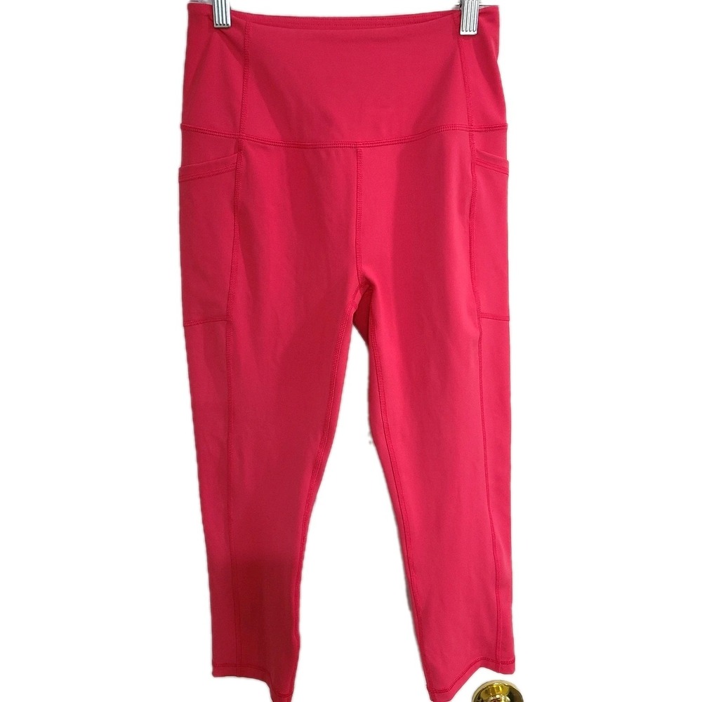 RBX Women's Athletic Leggings Stretch Pockets Sz M.‎ Pink